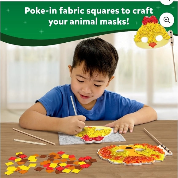 Skillmatics Foil Fun Unicorns and Princesses & Poke In Art Animal Masks - Picture 8 of 14